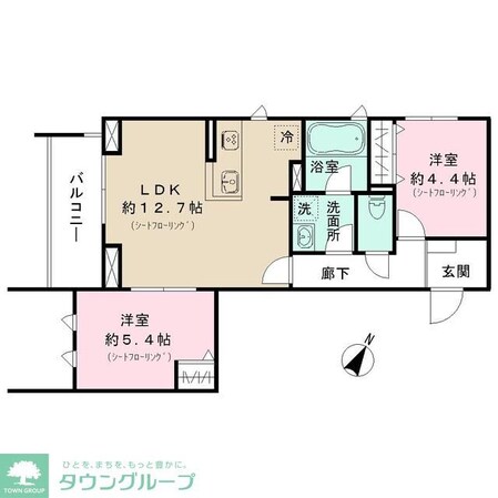 パークサイド宗峯の物件間取画像